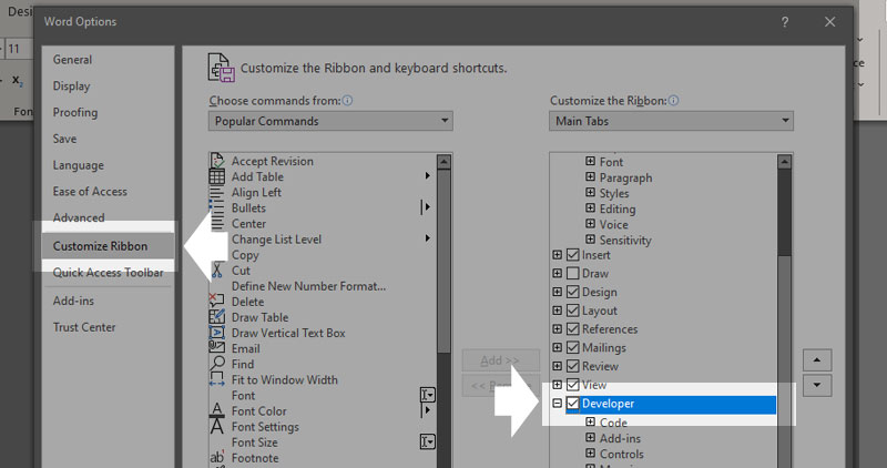 create fillable form in word then convert to pdf